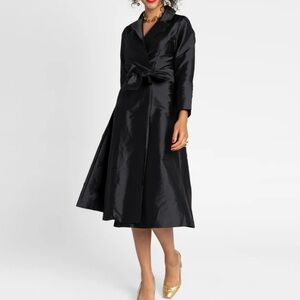 Frances Valentine Black Midi Dress